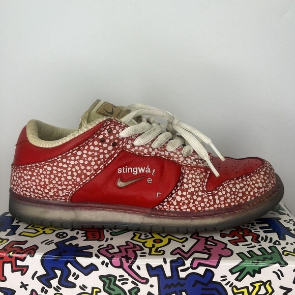 Nike Other - Nike SB Dunk Low Stingwater Magic Mushroom‎ Men’s Size 8 DH7650-600 OG Retro Red